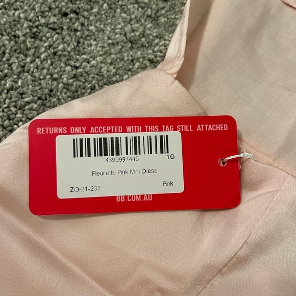 Beginning Boutique pink open back mini dress (size 10) - Picture 3 of 3